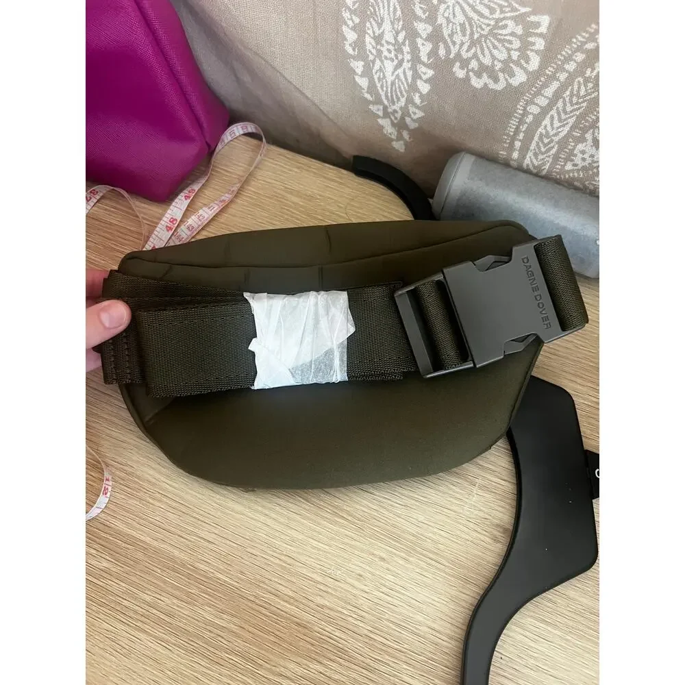 Dagne Dover Ace Belt Bag in Dark Moss